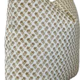 Schumacher Oleander Natural Indoor/Outdoor Cushion Cover Pillow Double Sided - thumbnail 2