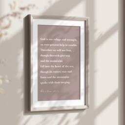 Custom Bible Verse Print, Verses Wall Art, Gift, Modern Gift For Her Or Him, Housewarming - thumbnail 3