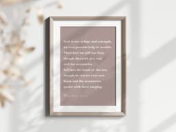 Custom Bible Verse Print, Verses Wall Art, Gift, Modern Gift For Her Or Him, Housewarming - thumbnail 1