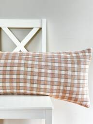 Brown Dot Block Print Mudcloth Hmong Pillow Case - thumbnail 1