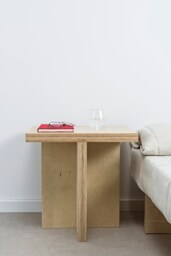 Ototo.08 Bedside Table, Plywood, Nightstand, Night Minimalist, Coffee Table - thumbnail 1