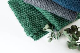 Soft Alpaca Wool Baby Blanket in Neutral Earth Tones, Gender Gift - thumbnail 1