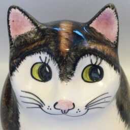 Babbacombe Pottery Cat Money Box By Philip Laureston - thumbnail 2