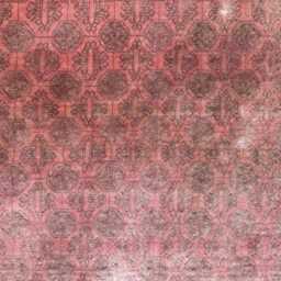 7x10 Antique Afghan Rug, Distressed Terracotta Bukhara Large Muted Red Wool Tribal Rug Living Room, Faded Huge Area - thumbnail 2