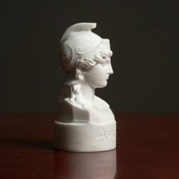 Marble Bust Of Olympian Goddess Athena Carved Greek Marble Statue Figurine Artist Sculpture - thumbnail 4