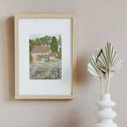 Thomas Hardy's Cottage Art Print, Literary Wall Art, English Countryside Illustration - thumbnail 2