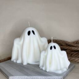 Large Ghost Candle - Decor Gift Halloween - thumbnail 3