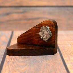 Central Asian Shepherd Dog - Wooden Candlestick With Dog, Souvenir, Decoration, Limited Edition, Collection - thumbnail 2