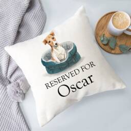 Reserved For Dog Cushion - Watercolour Dogs Cushion- Lover Gift - thumbnail 2