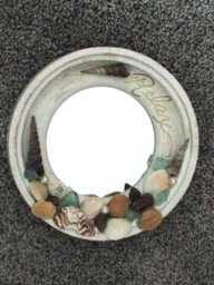 Seashell Round Mirror