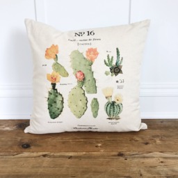 Cactus Botanical No. 16 Pillow Cover - thumbnail 1