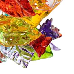 Floral Resin Ceiling Light Multicolored Flower Pendant Lamp - thumbnail 3