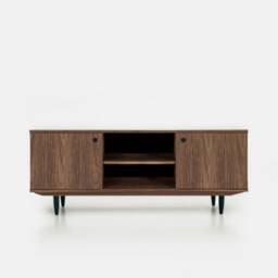 Mid-Century Sideboard, Dresser, Commode, Credenza Made Of Walnut Vaneer - Livlo O-S15 - thumbnail 1