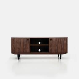 Mid-Century Sideboard, Dresser, Commode, Credenza Made Of Walnut Vaneer - Livlo O-S15 - thumbnail 4