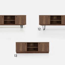 Mid-Century Sideboard, Dresser, Commode, Credenza Made Of Walnut Vaneer - Livlo O-S15 - thumbnail 2