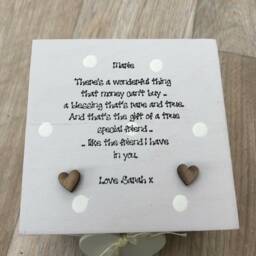 Shabby Chic Personalised Box Special Best Friend Friendship Or Any Name Trinket Jewellery Birthday Christmas Present Gift - thumbnail 2