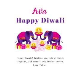 Happy Diwali Candle Gift Set With Matches, Personalised For Family & Friends, Hindu Festival Of Lights, Indian Festival - thumbnail 2