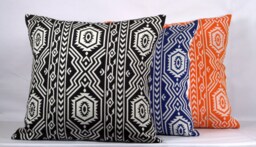 Pillow Covers 20x20, Orange Black Pillows Cases 24x24, Maroon Throw 26x26 - thumbnail 1