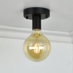 Custom Modern Flush Mount Ceiling Lamp - Diamond Led Polished Copper Fixture Hangout Lighting Design Your Own Unique - thumbnail 2