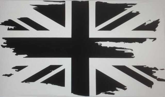 Union Jack Decal Car Bonnet Side Sticker Vinyl Graphic Off Road Adventure Motorhome Caravan Van Campervan Wall Art Flag Camper