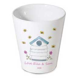 Personalised Ceramic Plant Pot, Custom Mother's Day Gift - thumbnail 4