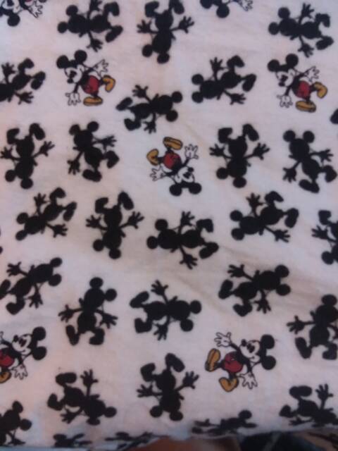 Mickey Double Sided Flannel Baby Blanket - image 1