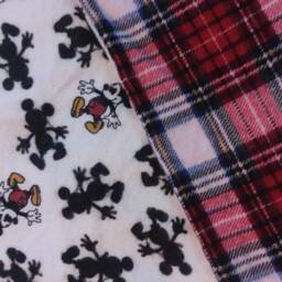 Mickey Double Sided Flannel Baby Blanket - thumbnail 2