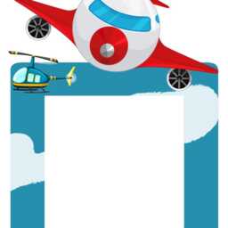 Plane Light Switch Surround Sticker Aeroplane Helicopter Flights Space Child Decal Wall Art Vinyl Kids Boys Girl Bedroom Room Decor - thumbnail 2