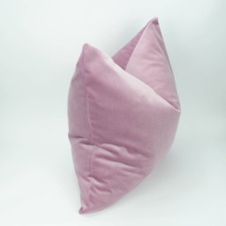 Lilac Velvet Pillow Cover Heavy Cotton Cushion Case - thumbnail 2