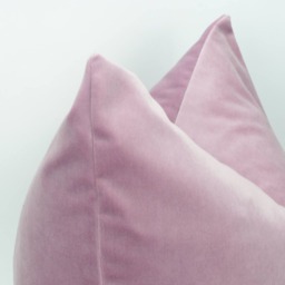 Lilac Velvet Pillow Cover Heavy Cotton Cushion Case - thumbnail 3