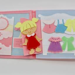 Handmade Felt Quiet Book - One Fine Day For Girls - thumbnail 3