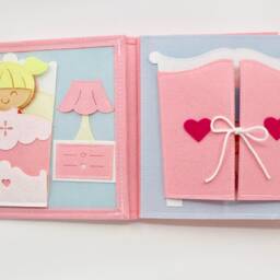 Handmade Felt Quiet Book - One Fine Day For Girls - thumbnail 2