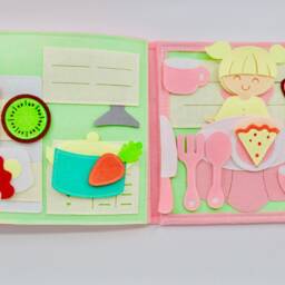 Handmade Felt Quiet Book - One Fine Day For Girls - thumbnail 4
