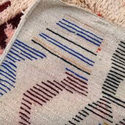 Aya Azilal 5x8Ft Moroccan Wool Handmade Rug - thumbnail 4