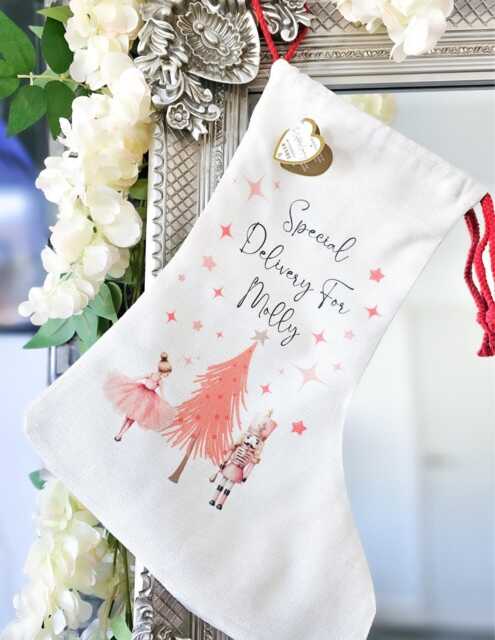 Personalised Christmas Special Delivery Stocking, Nutcracker & Fairy Gifts, Highland Cow Mug Gift - image 1
