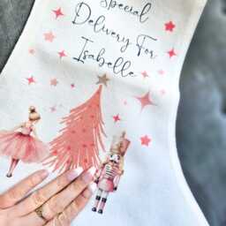 Personalised Christmas Special Delivery Stocking, Nutcracker & Fairy Gifts, Highland Cow Mug Gift - thumbnail 3