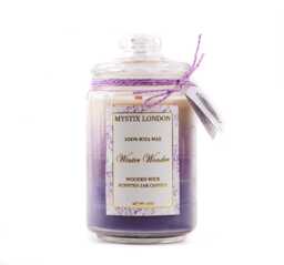 Mystix London Winter Wonder Wooden Wick Scented Jar Candle 440G