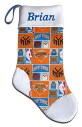 Personalized Nba Ny New York Knicks Basketball Christmas Stocking Embroidered