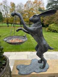 Hanging Classic Bird Bath Water Bowl Seed Nut Feeder Garden Outdoor Decoration - thumbnail 1