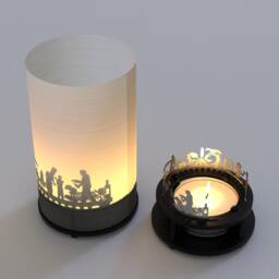 Gourmet Premium Gift Box - Exquisite Motif Candle With Shadow Play - Perfect For Food Lovers & Culinary Enthusiasts - thumbnail 4