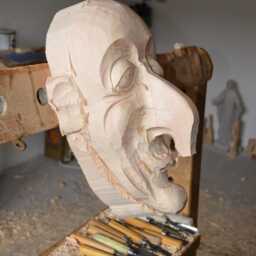 Baby Jesus With Cradle, Polychrome, Small, Large, Rare Statue, Nativity Christmas Krippe Groden, Holz Krippe - thumbnail 4