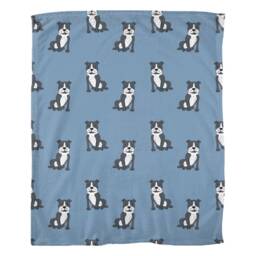 Pitbull Fuzzy Plush Blanket - Multiple Colors - thumbnail 3