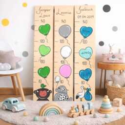 Children's Height Chart, Wooden Charts, Individual Gifts, Personalized Charts