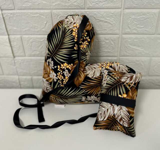 Bronze & Black Mastectomy Gift Set Heart Pillow + Seatbelt Surgery Breast Top Lumpectomy Post-Op Chemo Port - image 1