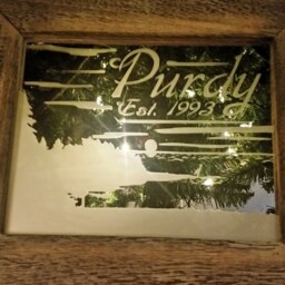 Personalized Poem Mirror-Custom Mirror-Large Mirror-Personalized Bar-Custom Engraved Mirror-Affirmations Mirror 11x14 - thumbnail 4
