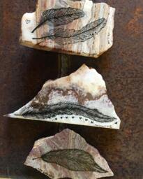 Feather Stones - Original Artwork By Amy Baffa