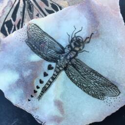 Feather Stones - Original Artwork By Amy Baffa - thumbnail 4