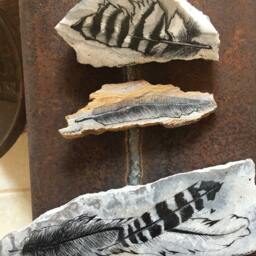 Feather Stones - Original Artwork By Amy Baffa - thumbnail 3