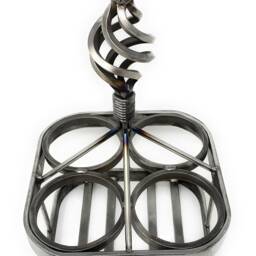 Four Bottle Metal Wine Carrier - thumbnail 3