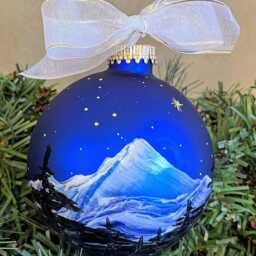 Personalizable Handpainted Big Dipper Christmas Ornament - thumbnail 4